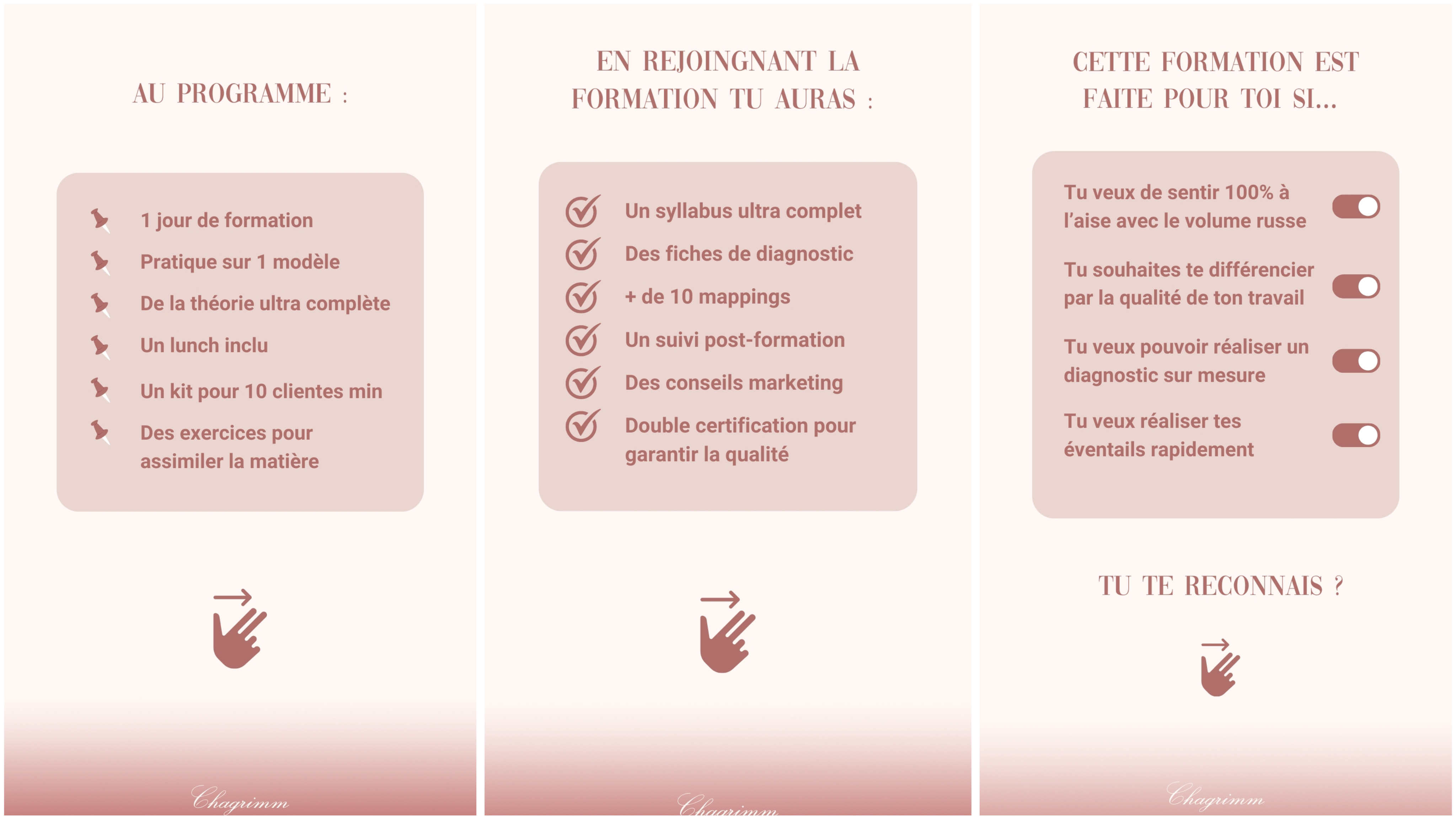 Formation : Perfectionnement volume Russe
