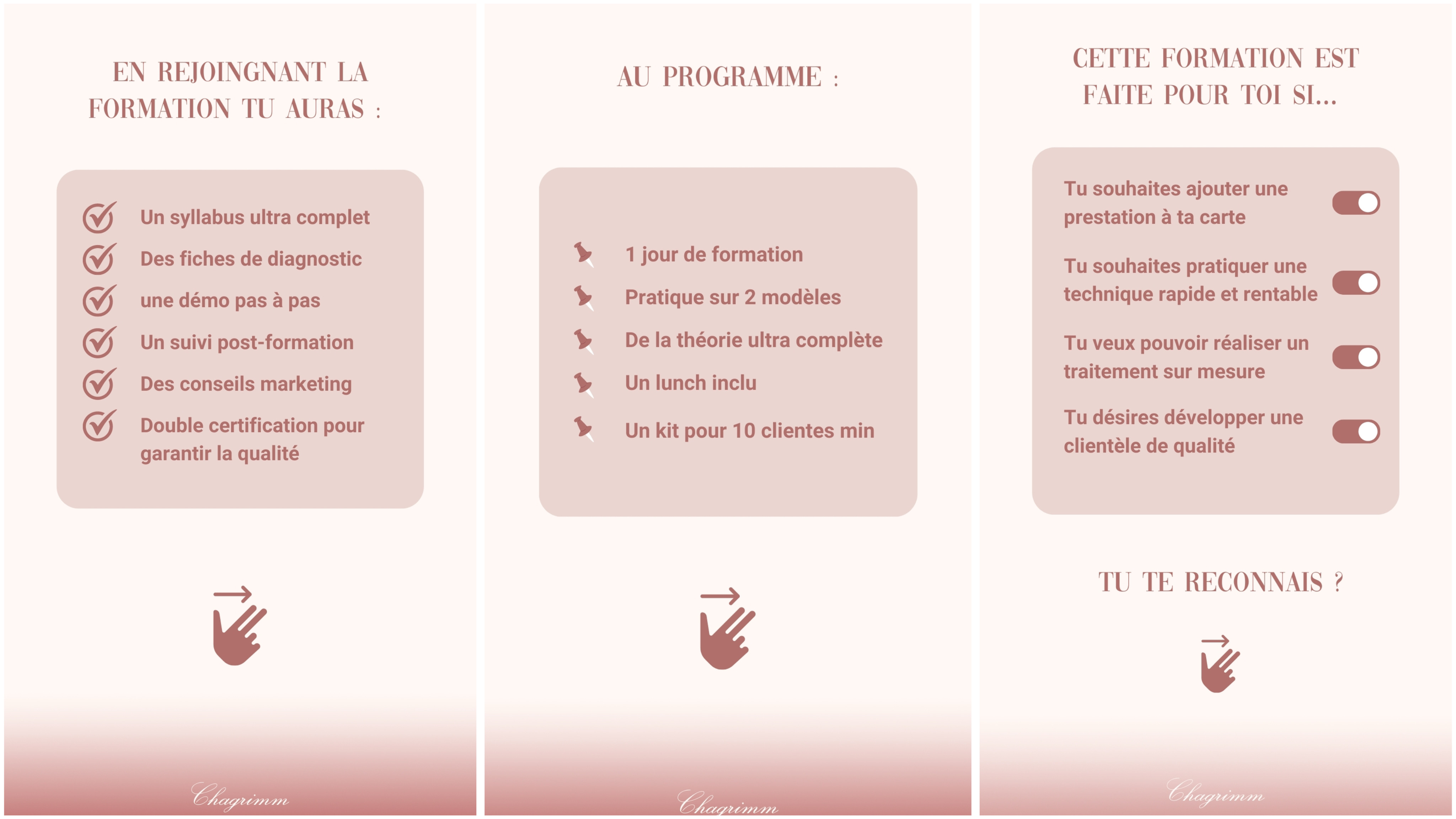 Atouts de la  formation base Lash Lift
