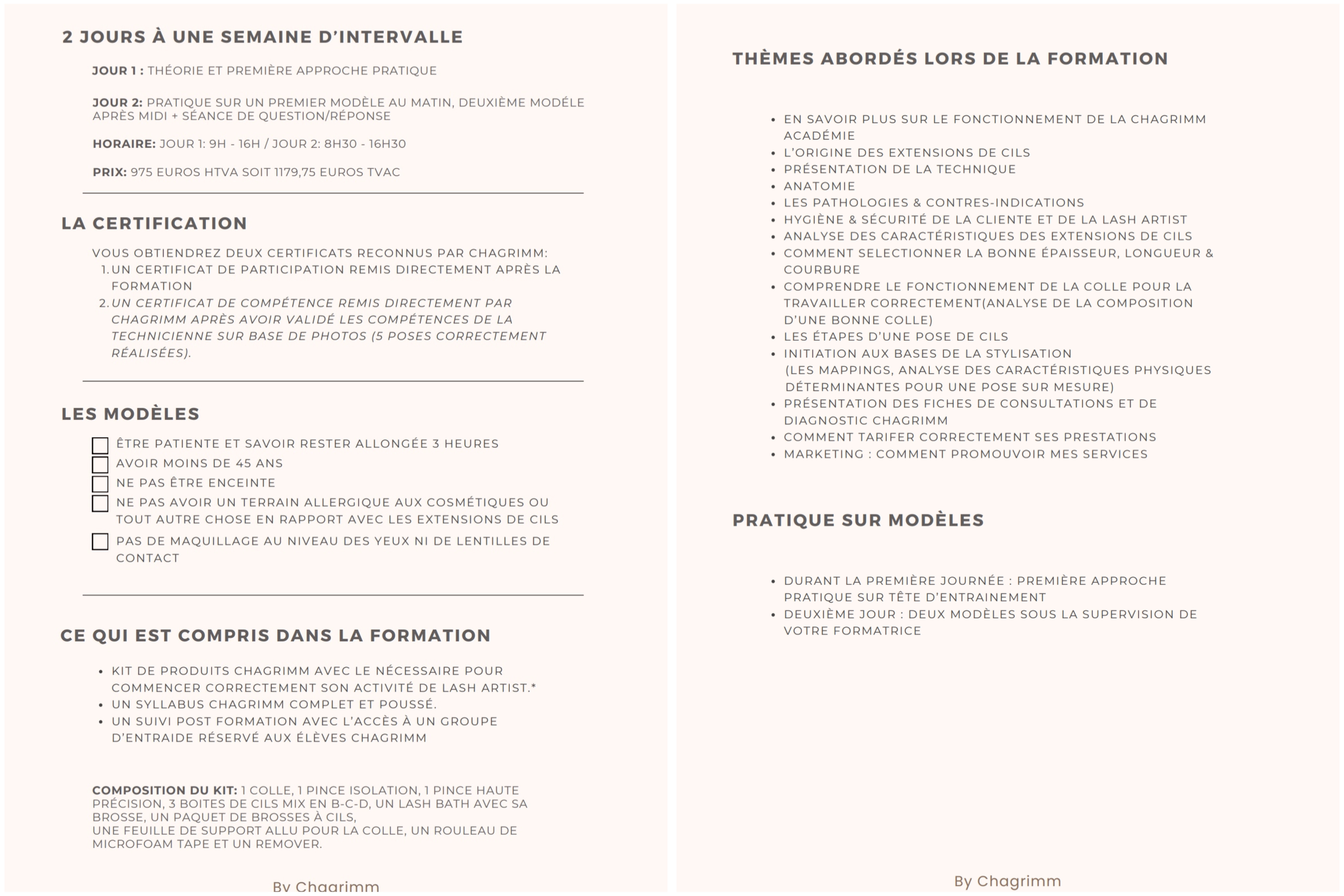 prix, tarifs de la  formation base CIL à CIL